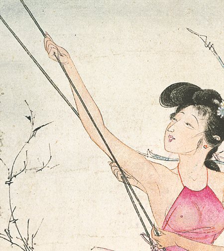 崇仁-胡也佛的仕女画和最知名的金瓶梅秘戏图